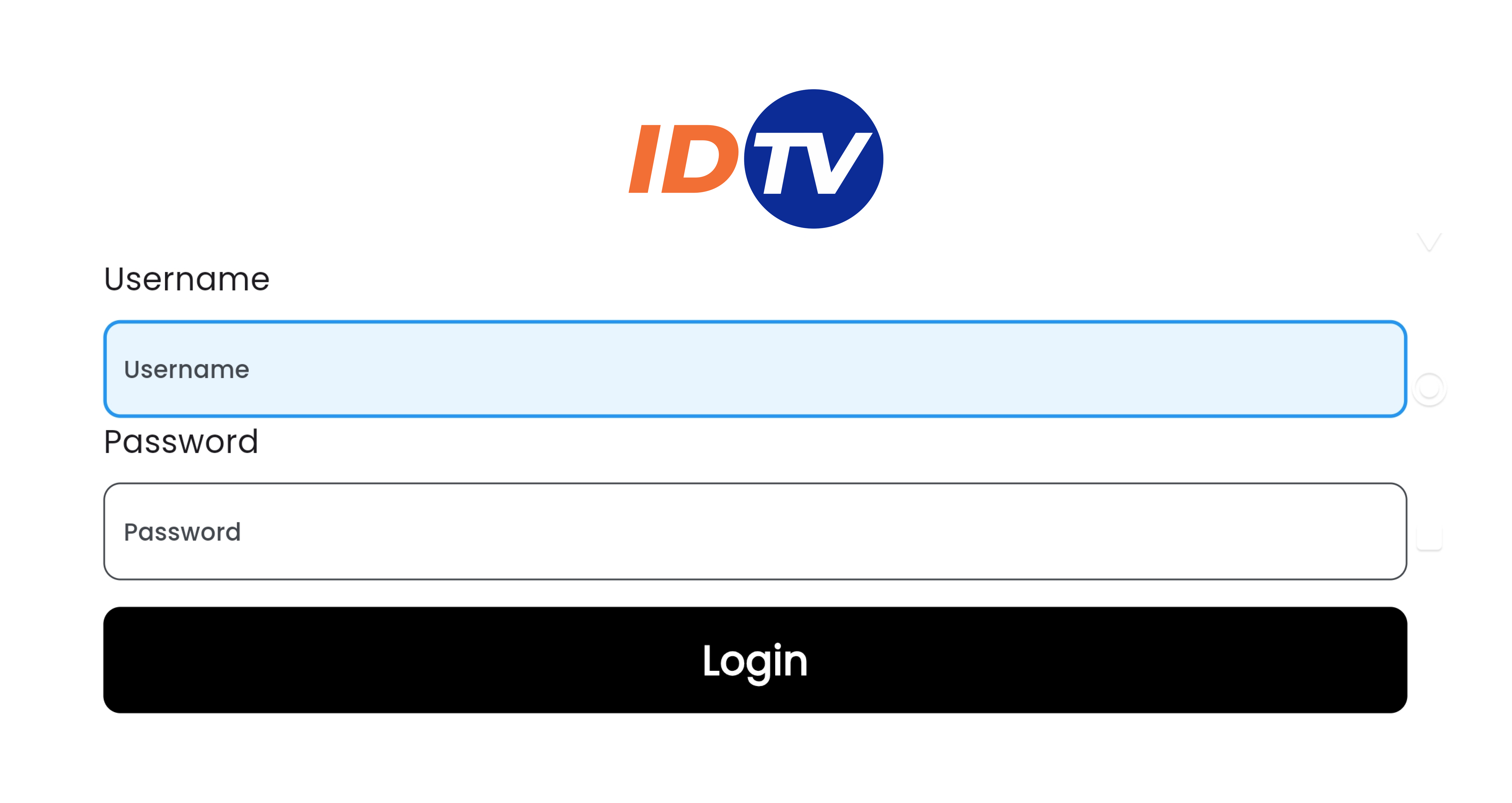Tampilan aplikasi IDVISION 1