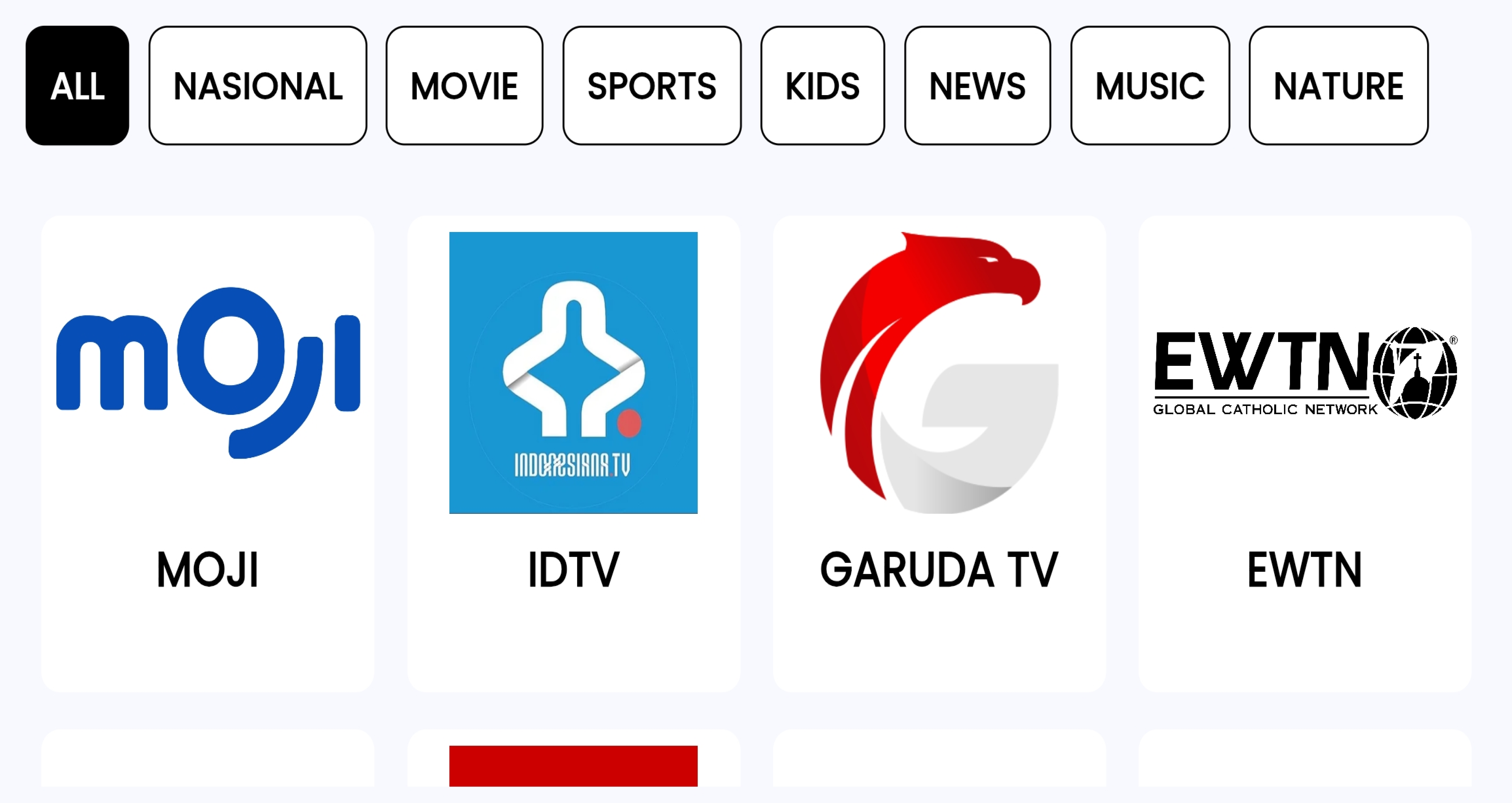 Tampilan aplikasi IDVISION 2